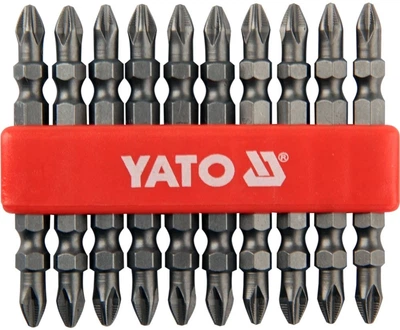 Набір відкруткових насадок YATO Philips 1/4" PH2 65 мм 10 шт. (YT-0481)