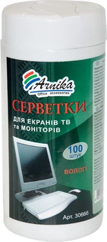 Чистящие салфетки Арника для очистки экранов ТВ и мониторов 100 шт (30666)