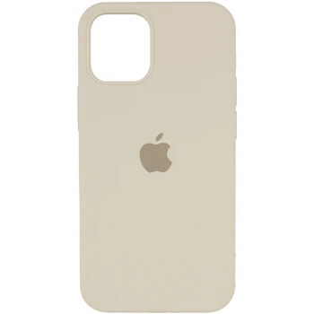 Чохол Silicone Case Full Protective (AA) Apple iPhone 13 (6.1") Бежевий / Antigue White Без бренду