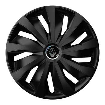 Автомобильные колпаки 4 Racing Grip Pro Black R15 4 шт. (с логотипом Renault)