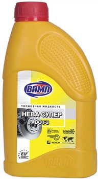 Гальмівна рідина "Нева" -супер 0,5 л ВАМП (жовта) (ДОТ-3)