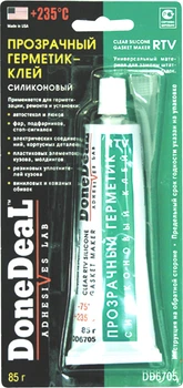 Прозорий герметик-клей силіконовий DoneDeal (DD6705)