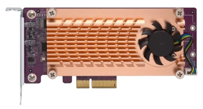 Адаптер QNAP SSD expansion Quad PCIe NVMe M.2 2280 (QM2-4P-384)