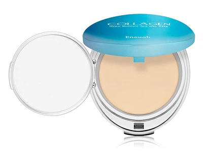 Увлажняющая коллагеновая пудра Enough Collagen Hydro Moisture Two Way Cake SPF 25 №13, 2шт по 13г (8809347960303)
