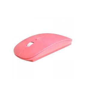 Мышь компьютерная беспроводная Respect - розовая ультратонкая Respect розовый пластик Китай (333)