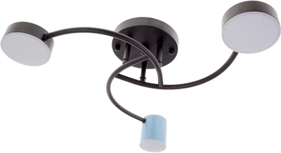 Люстра Brille BR-01 647C/3 LED 22W BK/BL (24-828)