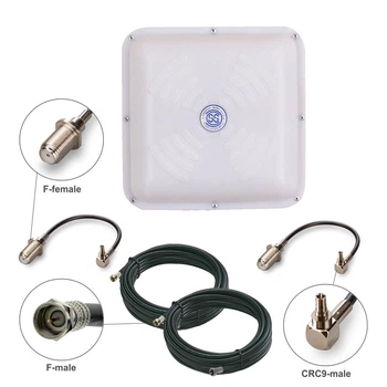 Комплект усиления сигнала 3G/4G LTE Energy MIMO 2x15 dBi + 2 кабеля по 15 метров + переходники CRC9