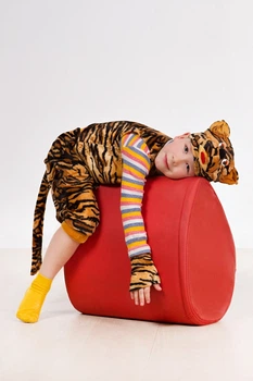 Карнавальный костюм Тигрёнок Maski karnaval НГ 3-6 лет One size Оранжевый