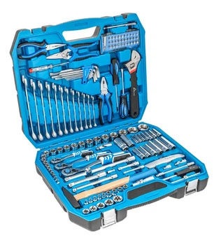 Набор инструментов Hoegert 131 предмет, 1/2", 3/8", 1/4" HT1R439
