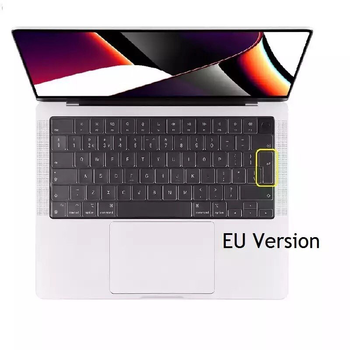 Накладка на клавіатуру MacBook Pro 14"M1 A2442/ Pro 16"M1 A2485/ Air 13"M2 A2681, Прозора, EU