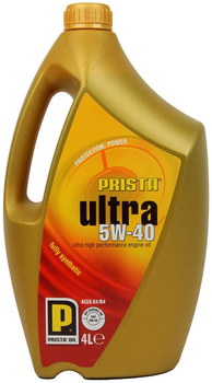 Моторное масло Prista Oil Ultra 5w40 4 л