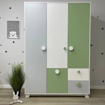 Шкаф детский Scandic Kid Цвет оливковый