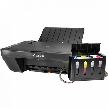 Струменевий БФП CANON PIXMA E414 + СНПЧ Black принтер, сканер, копір якісна фотодрук