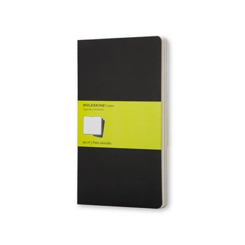 Записник Moleskine Cahier середній / Нелінований Чорний (9788883704970)