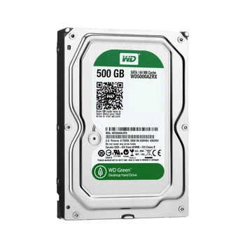 Накопитель HDD SATA 500GB WD Green 5400rpm 64МB (WD5000AZRX) гар. 12 мес. - Refubrished
