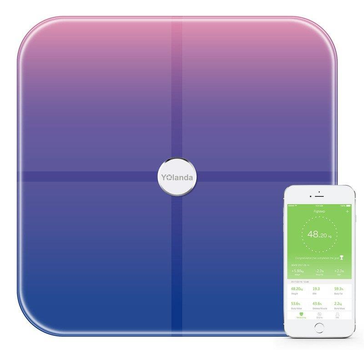 Весы напольные Yolanda Body Fat Composition Gradient Fuchsia Wifi&Bluetooth (CS20CG)
