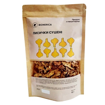 Гриби Лисички сушені 90 г Bionerica