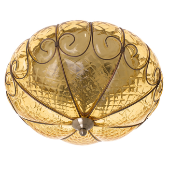 Люстра стельова торт класична BELL-004C/4 E14 AB AMBER Brille L21-008