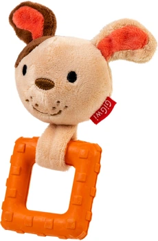 Іграшка для собак GiGwi Собачка з пискавкою Suppa Puppa 15 см (75032Collar)