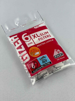 Фільтри для самокруток GIZEH SLIM EXTRA LONG 6x19 мм