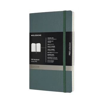 Записник Недатований Moleskine PRO середній / Лісовий зелений М'який (8058647620794)