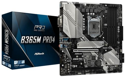 Материнская плата ASRock B365M PRO4 (B365M PRO4) Б/У, без планки