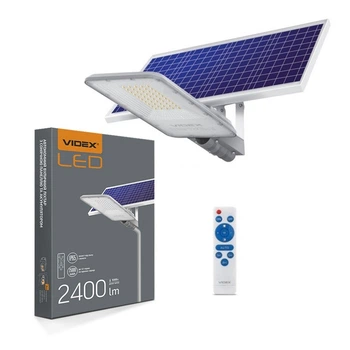 LED вуличний ліхтар автономний VIDEX 30W 5000K на сонячній батареї (VL-SLSO-305)