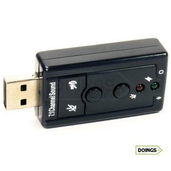 Внешняя звуковая usb карта PrologiX SC-108 7.1 Черная