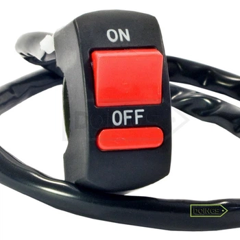Мото кнопка аварийной сигнализации на руль - Moto Switch Alarm 3 (три жилы) - MotoMax