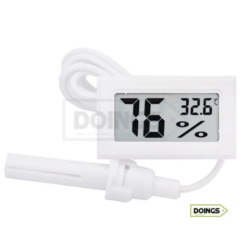 Датчик влажности и температуры CARPRIE WSD-10W White с кабелем