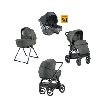 Дитячий універсальний візочок 3 в 1 Inglesina Aptica XT (автокрісло Darwin i-Size) Charcoal Grey