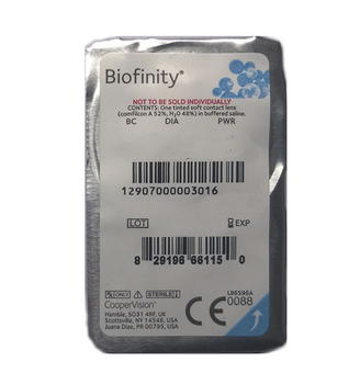 Контактні лінзи CooperVision Biofinity -6.00 1 шт.