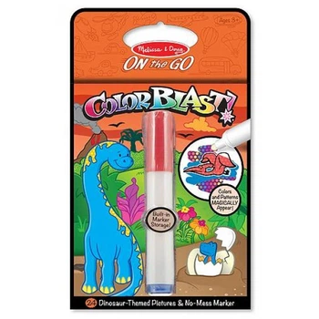 Чарівна розмальовка з маркером Динозаври Dinosaur Colorblast Book Melissa & Doug
