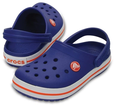 Детские сабо Crocs Kids' Crocband™ Clog 27 Ярко-синий/оранжевый 204537