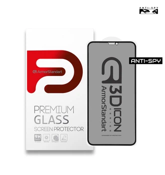 Защитное стекло Armorstandart Icon 3D Anti-spy для Apple iPhone 12 mini Black (ARM57577)