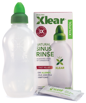 Солевое средство Натуральное для промывания носовых пазух с ксилитом Набор Xlear (700596000063)