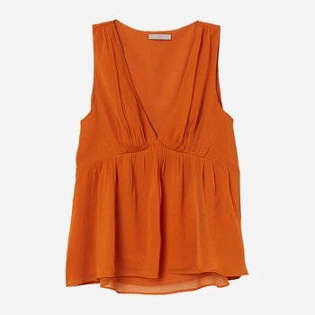 Блузка женская H&M 0751915 34 Оранжевая (KAY2000001294970)