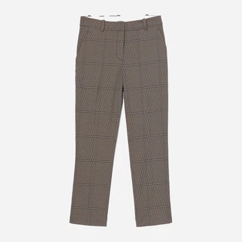 Брюки женские H&M 0777504_клетка 34 Серые (KAY2000001296318)