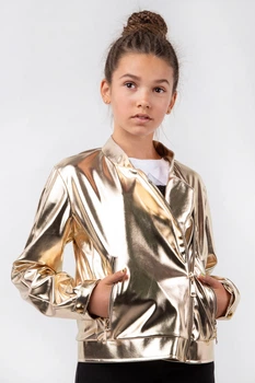 Куртка-косуха підліткова Diva S (158см) золото (733)