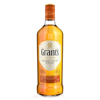 Виски Grant's Rum Cask 5-6 лет выдержки 0.7 л 40% (5010327255026)