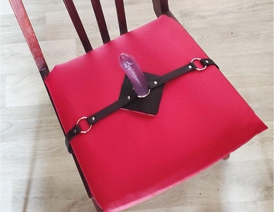 Бондаж на стул для страпона Scappa Sex Chair 2 ремня размер S (22387000005000000)