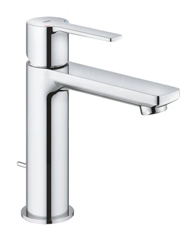 Кран для раковины однорукояточный GROHE Lineare New S-Size хром латунь с донным клапаном 32114001