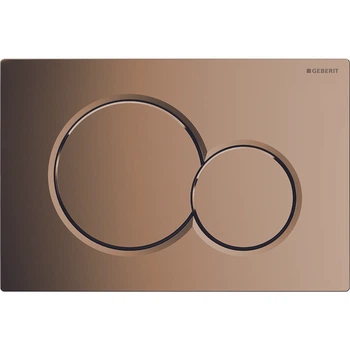 Кнопка слива для инсталляции GEBERIT Sigma01 пластик двойная бронза 115.770.DT.5