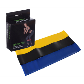 Гумка – еспандер для фітнесу Raciness набір 3 шт.