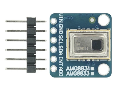 Модуль датчика температуры AMG AMG8833 IR 8x8 для Raspberry Pi массив температурный сенсор Синий (1010-624-00)