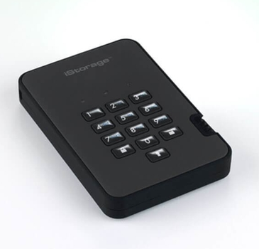 Зовнішній шифрований SSD диск iStorage diskAshur2 SSD 512GB Black