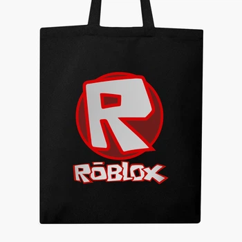 Эко сумка шоппер Роблокс (Roblox) (9227-1708) 41x35 см Черный