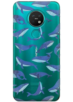 Силиконовый чехол iSwag для Nokia 7.2 Киты (M13217)