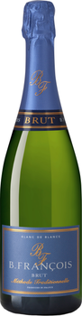 Вино ігристе B.Francois Brut біле брют 0.75 л 12% (3438931021493)