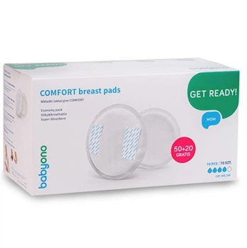 Лактационные владки BabyOno Comfort 70 шт. (296)